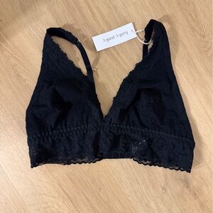 NWT Hanky Panky Black Lace Bralette